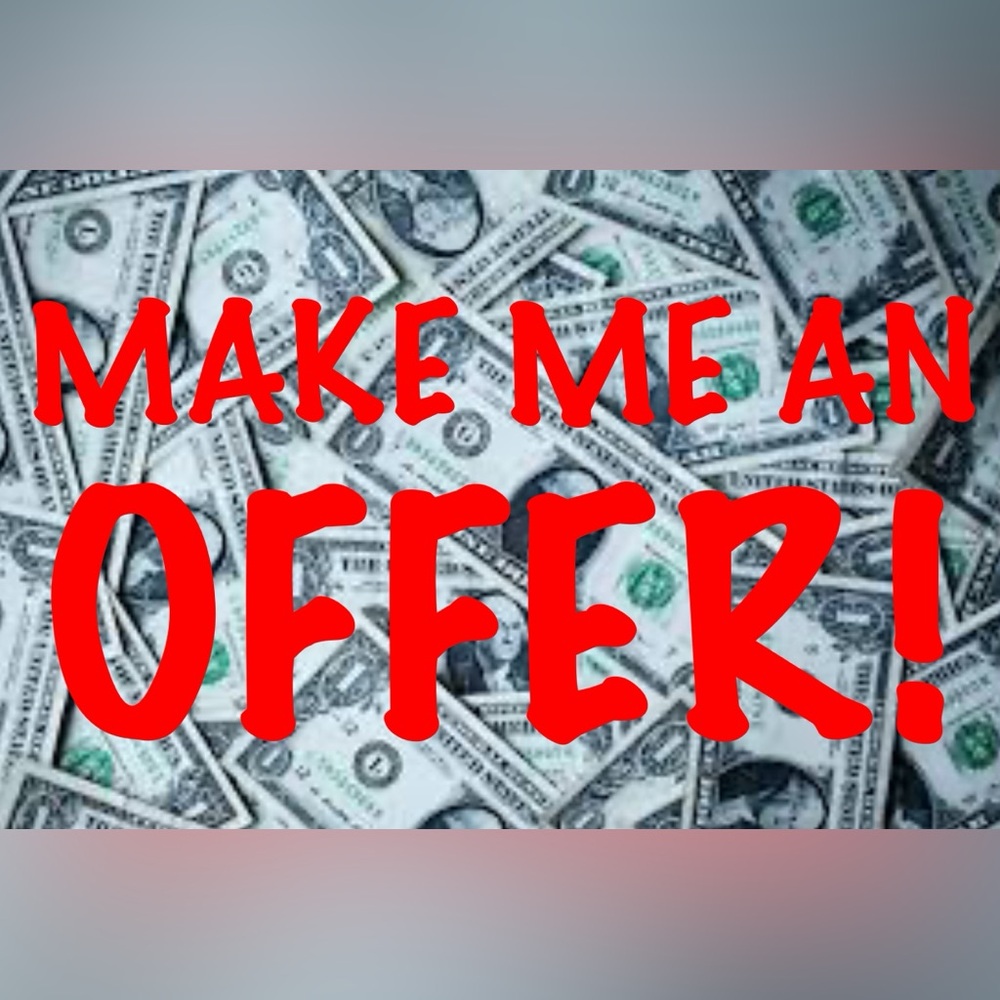 I ACCEPT REASONABLE OFFERS THROUGHOUT MY CLOSET!